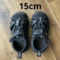 KEEN キッズサンダル ブラック 15cm