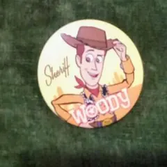 トイストーリー ウッディー缶バッジ