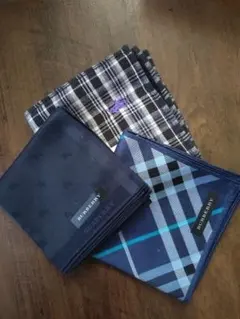 ✡️BURBERRY他 ハンカチ 3枚セット