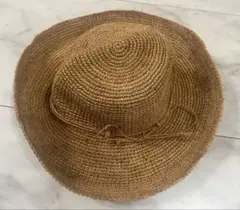 ビブロ　レディース　広つばハット　折畳可　美品