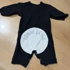 COMME CA ISM 黒いロンパース・カバーオール