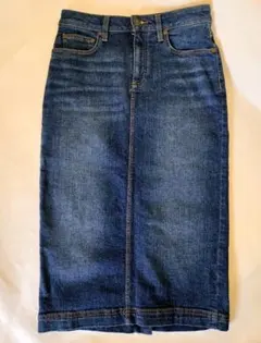 Brooks Brothers コットンストレッチ デニムミディスカートのサムネイル