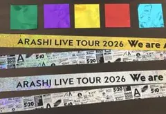 嵐We are ARASHI⭐︎銀テフルサイズ各1本2種類セット＋おまけ紙吹雪