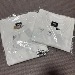 STUSSY White Tee 2点セット 新品
