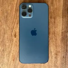 iPhone12ProMax パシフィックブルー128GB 背面ヒビあり - メルカリ