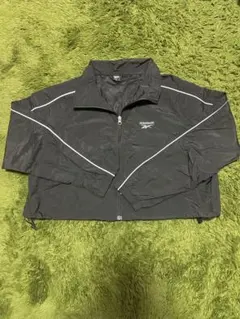 Reebok ブラック ウィンドブレーカー ショート丈M