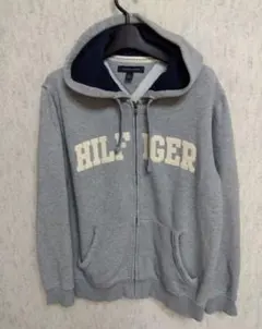 TOMMY HILFIGER グレー フルジップパーカー L/6