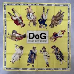 モスキーノ　ハンカチ　DoG MAN'S BEST FRIEND イエローのサムネイル
