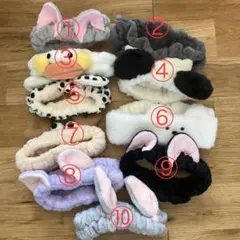 ヘアバンド　猫　うさぎ　耳付き　まとめ売り