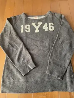 DENIM DUNGAREE グレー スウェット　LARGE(150)