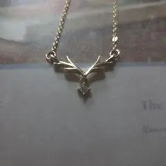 鹿　ネックレス