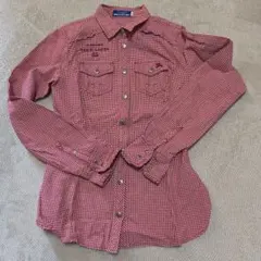 BURBERRY BLUE LABEL チェック柄長袖シャツ 36