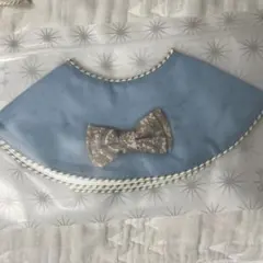 新品♩蝶ネクタイ付き青スタイ