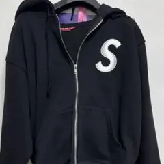 Supreme S Logo Zip Up Hooded Sweatshirt