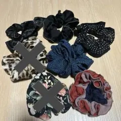 5個セット ヘアシュシュ ファッションヘアアクセサリー