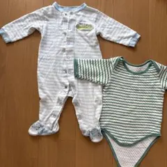ベビー ロンパース カバーオール 2枚セット 70-80相当9M カーターズ
