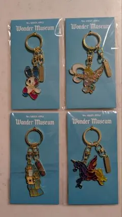 ミセスWonder Museumステンドグラスキーホルダー　コンプ全4種セット