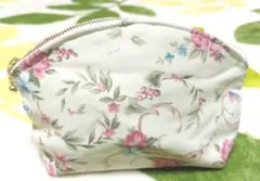 【花柄ポーチ】　小物入れ