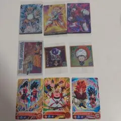ドラゴンボールカード,シール 9枚セット