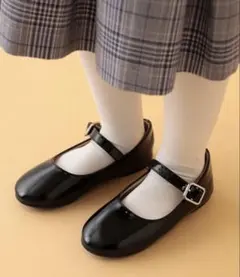 【美品】BEAMS mini フォーマルシューズ　エナメルシューズ　19センチ