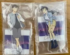 名探偵コナンセガラッキーくじ 工藤新一 毛利蘭 E賞アクリルスタンドセット