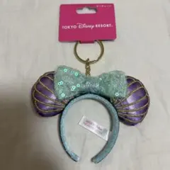 ディズニー リトルマーメイド アリエル カチューシャ キーチェーン キーホルダー