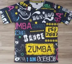 ZUMBA ロゴダンス用Tシャツ カラフル　M