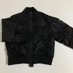GU×UNDERCOVER ブラック MA-1ジャケット 110