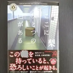 ここにひとつの□がある　梨　角川ホラー文庫