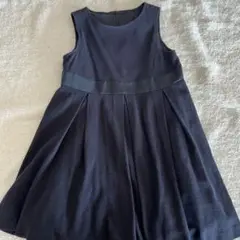 COMME CA ANGEL 紺色フレアワンピース 120cm