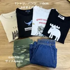 男の子Tシャツ、パンツ110cm 6点まとめ売りꕤ