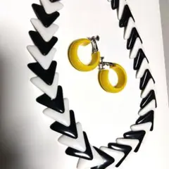 レトロ  ネックレス  イヤリング