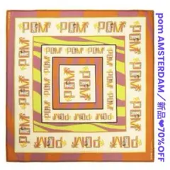 【pom AMSTERDAM／未使用新品！送料込・即購入可】大判スカーフ