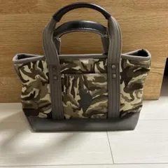 U.S. POLO ASSN トートバッグ　カモフラージュ柄　キャンバス