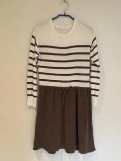 To★b.by アニエス べー　コットンニットワンピース