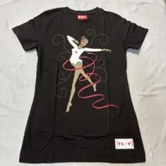 【新品】Coca-Cola 新体操モチーフ 半袖Tシャツ ブラック