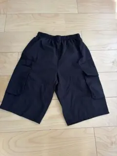 専用！黒 カーゴパンツ 11Y 150cm ゴムウエスト