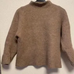 Calvin Klein リブ編みタートルネックセーター S