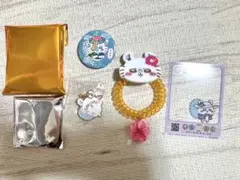 シーサーのおみやげやさん　コイルヘアゴム　モモンガ　チャーム　他3点セット