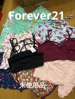 Forever21 キャミソール ショートパンツ ルームウェア　ブラトップ