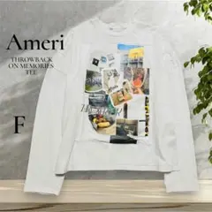 極美品☆ AMERI THROWBACK ON MEMORIES TEE 黒 - メルカリ