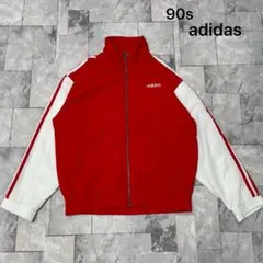 90s アディダス トラックジャケット 刺繍ロゴ 海外企画 ヨーロッパ EU