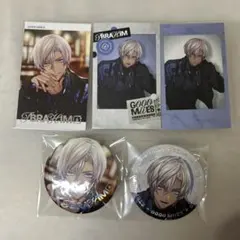 イブラヒム GOOOMiiES ゴーミーズ　缶バッジ チェキ風カード