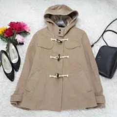 G6994*組曲 クミキョク☆ウール☆ショート☆ダッフルコート☆ベージュ☆3