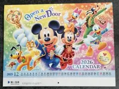 【新品未使用】第一生命　2026年カレンダー　ディズニー　ミッキーマウス