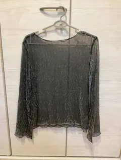 レプシム ラメシアートップス フリーサイズ