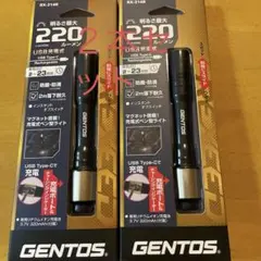 GENTOS RX-386R USB充電式懐中電灯 セット販売 - メルカリ