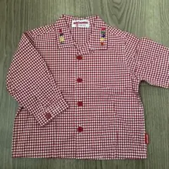 ミキハウス チェック柄シャツ 80
