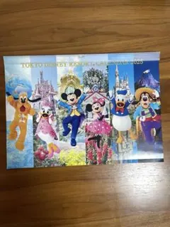【非売品】ディズニー　2025 壁掛けカレンダー