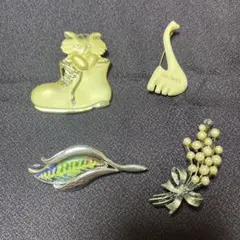 ヴィンテージ ブローチ セット 4点セット